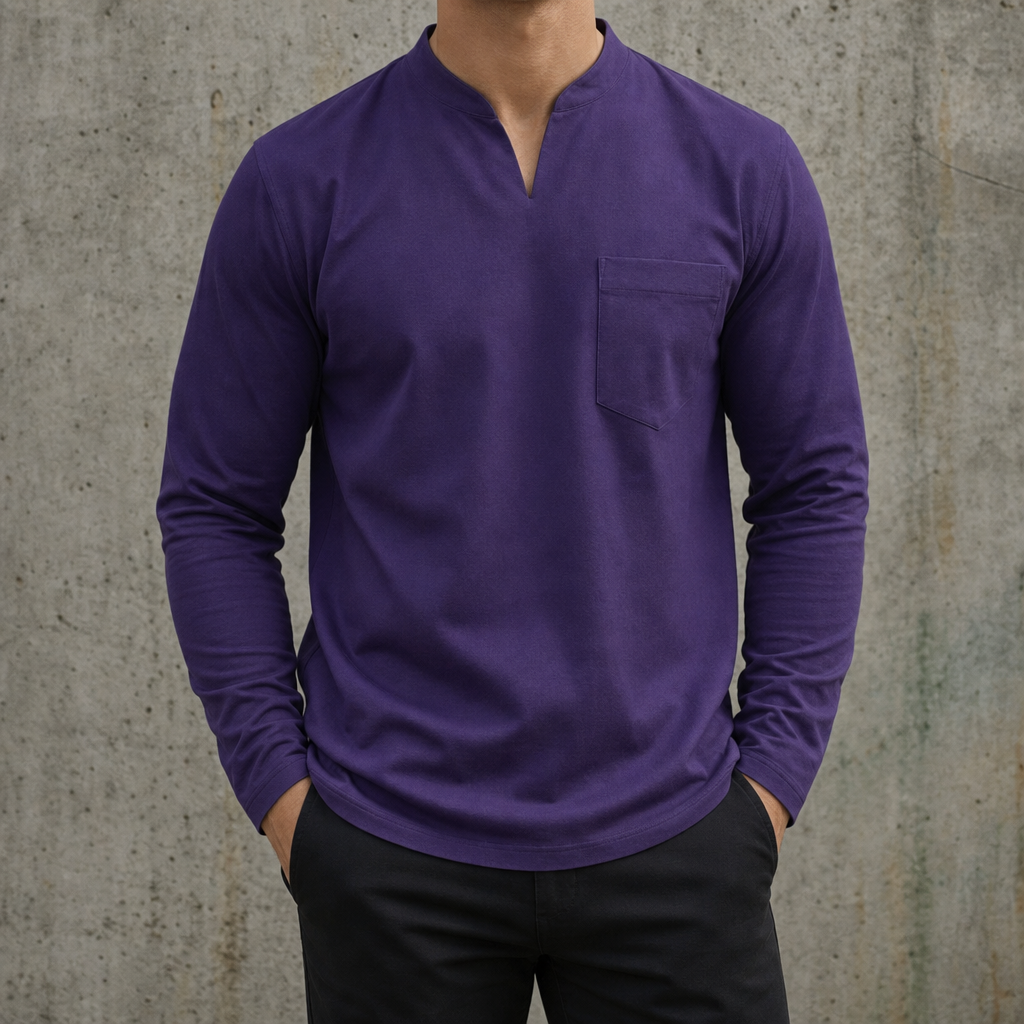 Tropea V-Neck Long Sleeve Tee