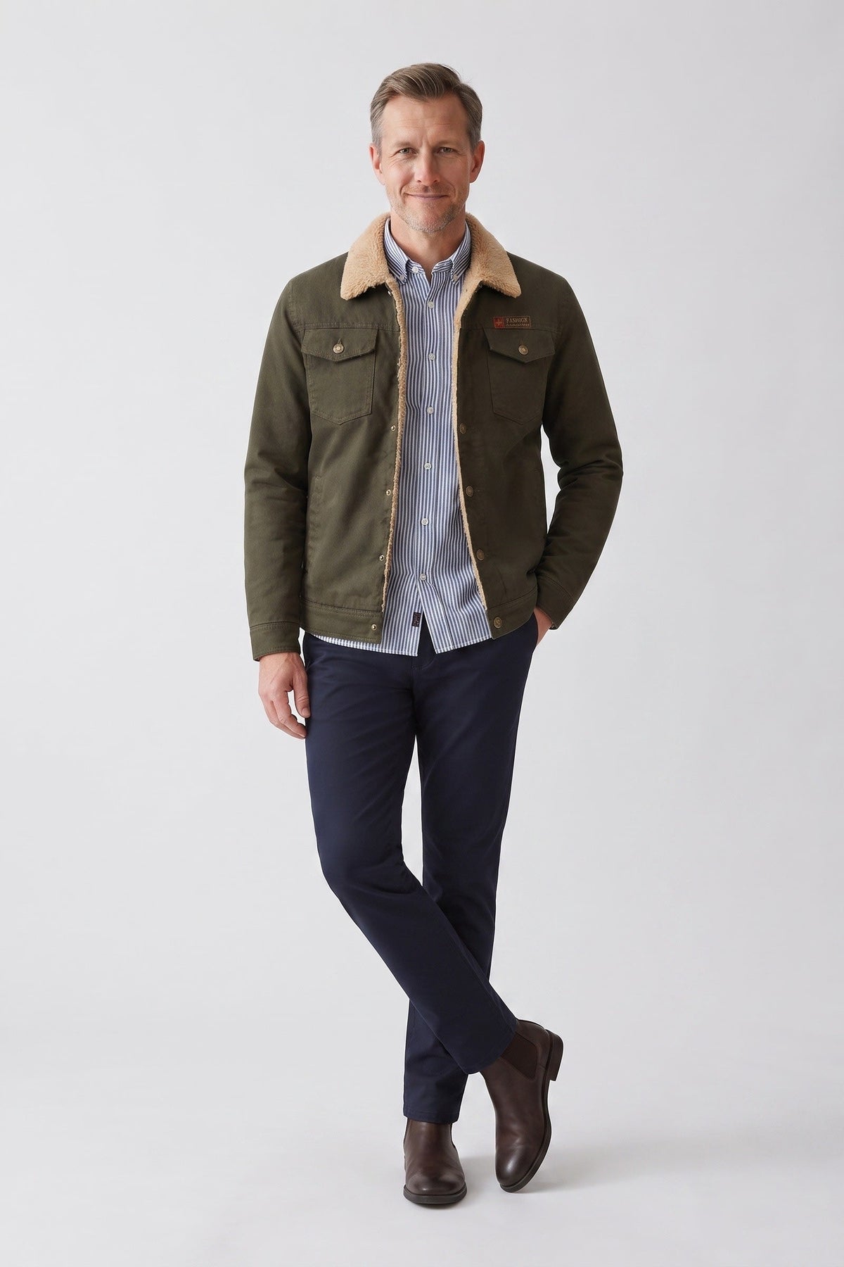 Men's Ranch Jacket | Snap-Button Workwear Jacket