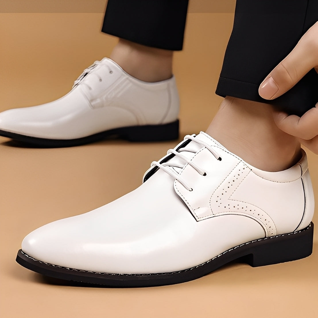Men’s Lace-Up Derby Dress Shoes