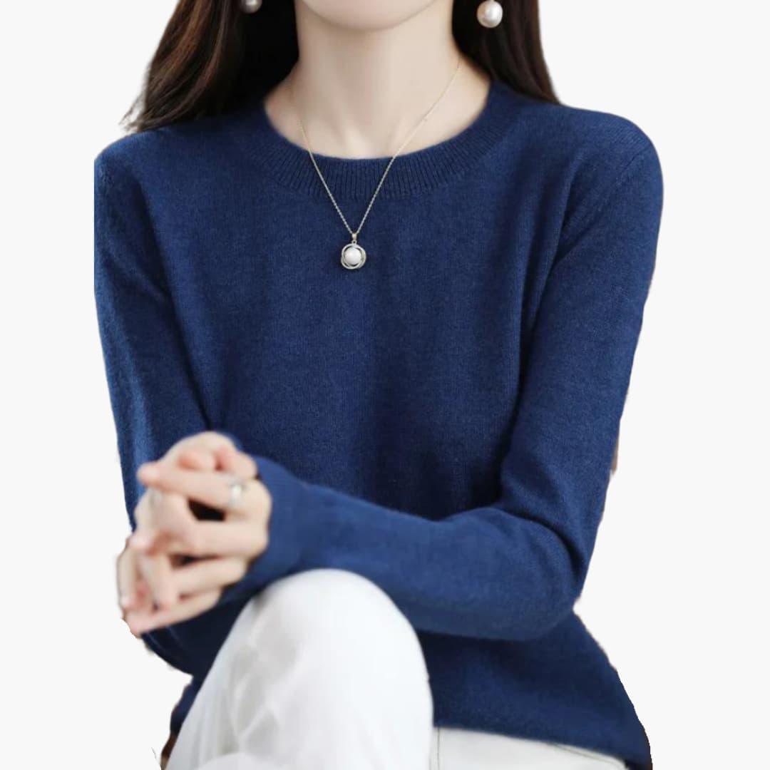 Persephone | Chunky Knit Round Neckline Sweater