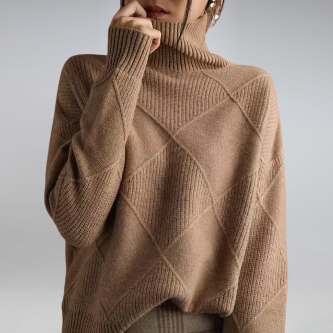Camille - Stylish and warm turtleneck sweater