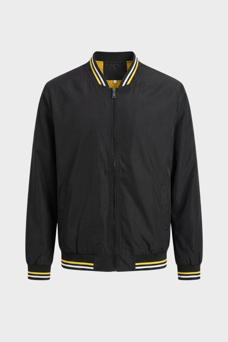 Men's Lightweight Bomber Jacket | Casual Zip-Up Jacket