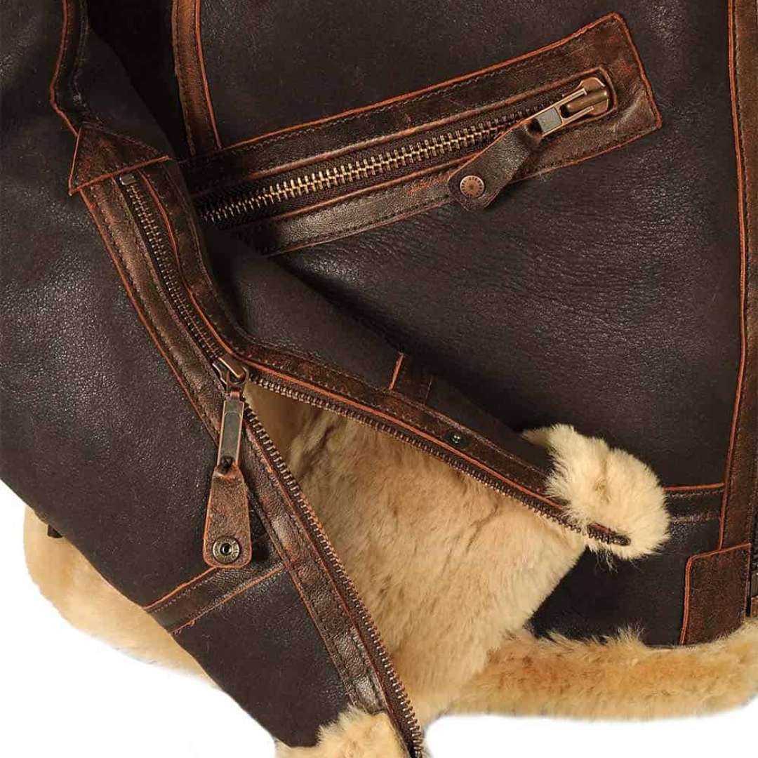 William - Thick and warm men's jacket in retro style