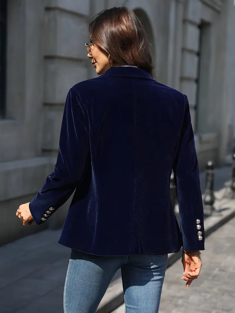Alessandra | Velvet Blazer