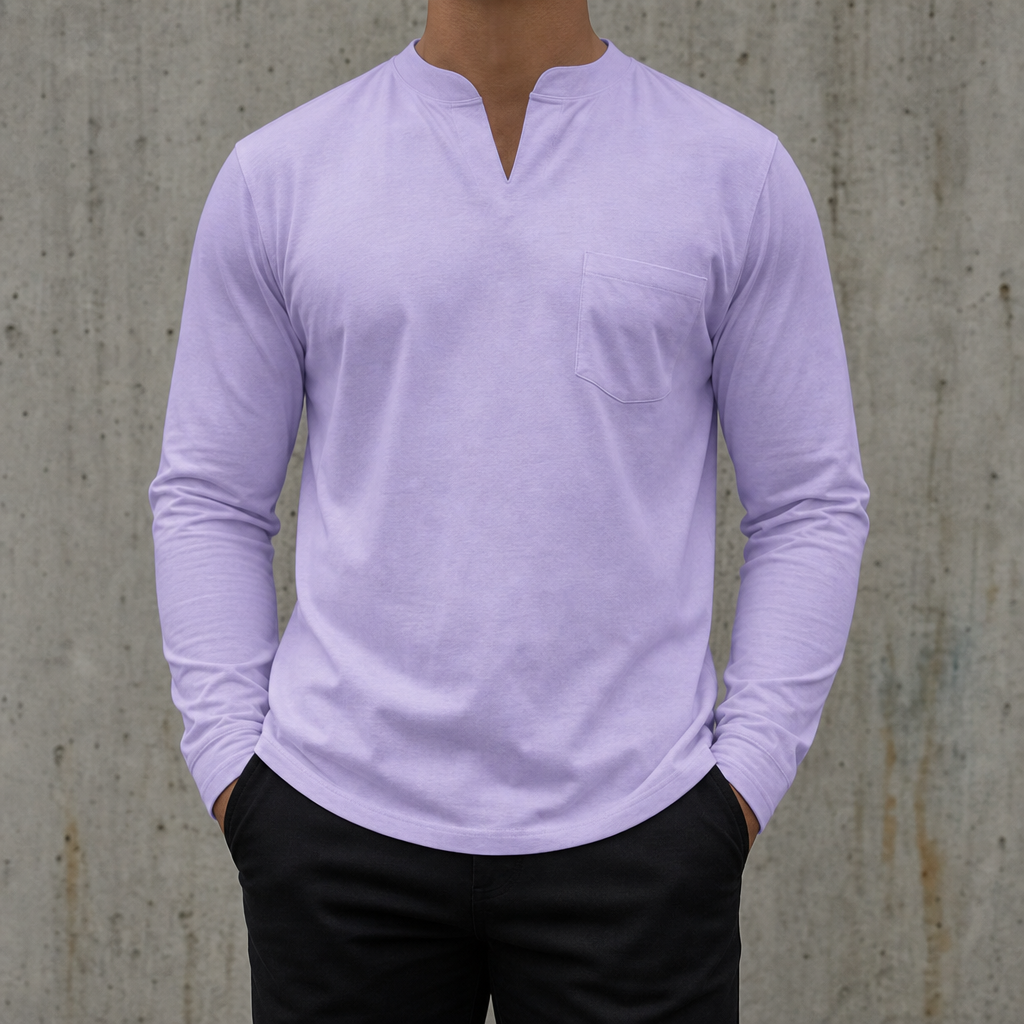 Tropea V-Neck Long Sleeve Tee