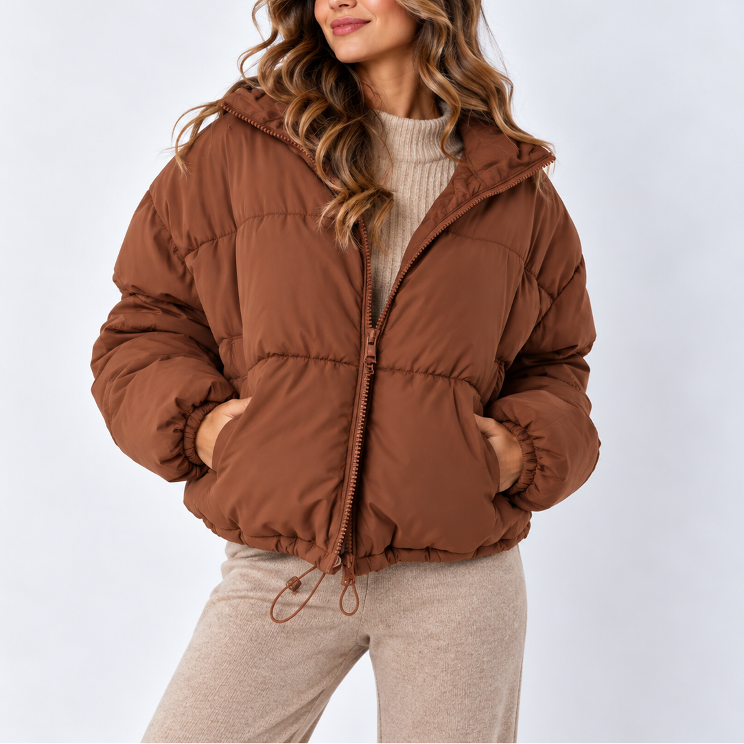 Mariska | Oversized High Collar Puffer Jacket