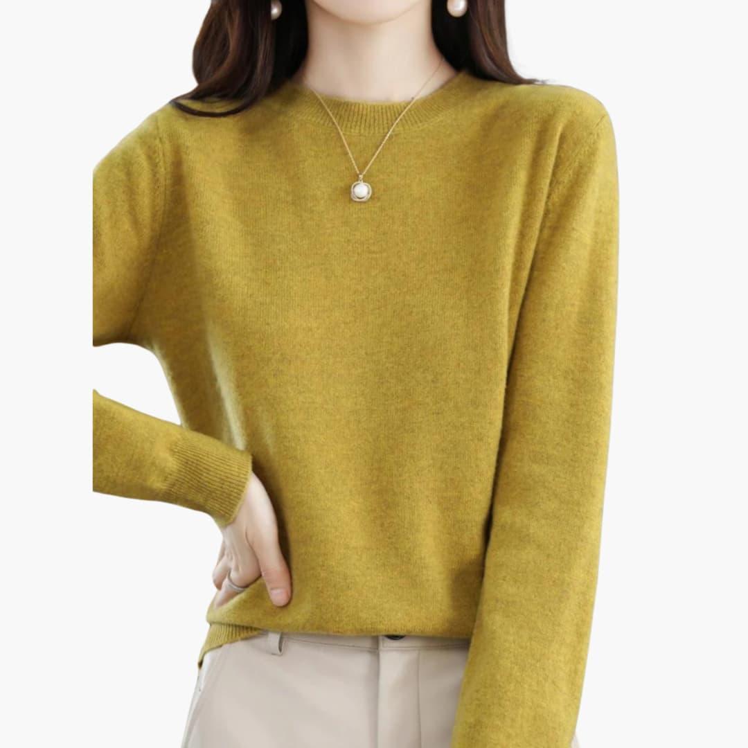 Persephone | Chunky Knit Round Neckline Sweater