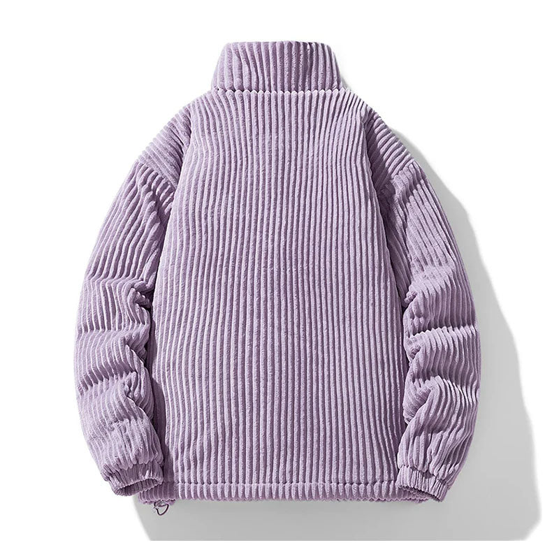 Bordeaux Quilted Corduroy Jacket