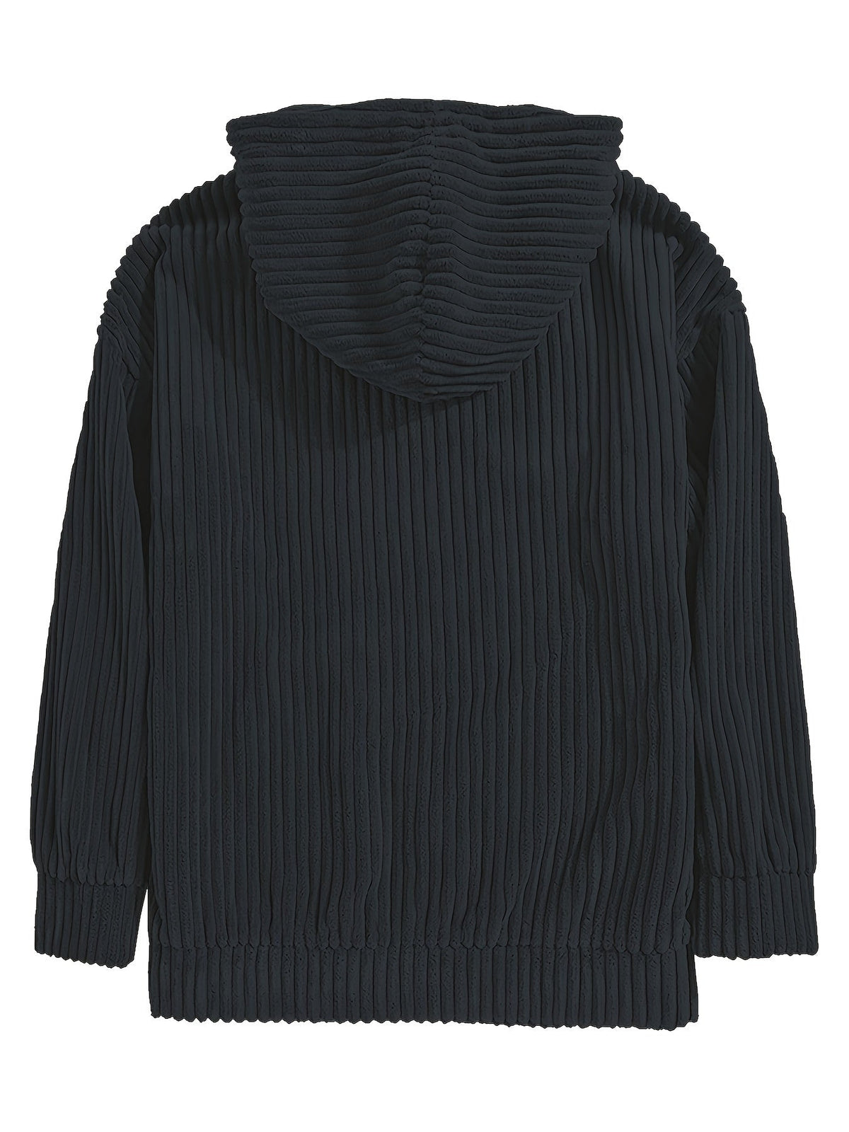 Sebastian | Ribbed Pullover Hoodie