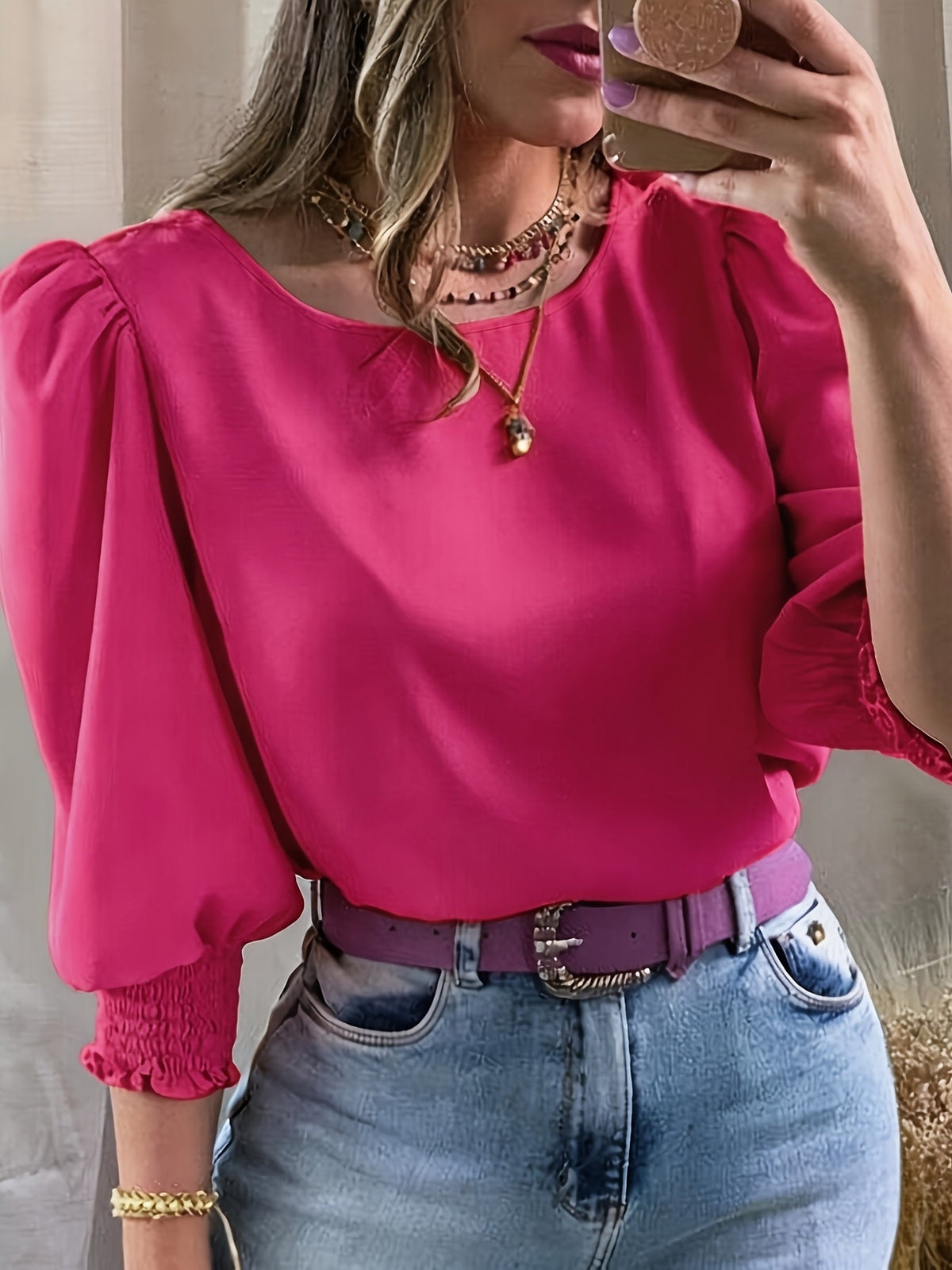 Ellen | Puff Sleeve Blouse