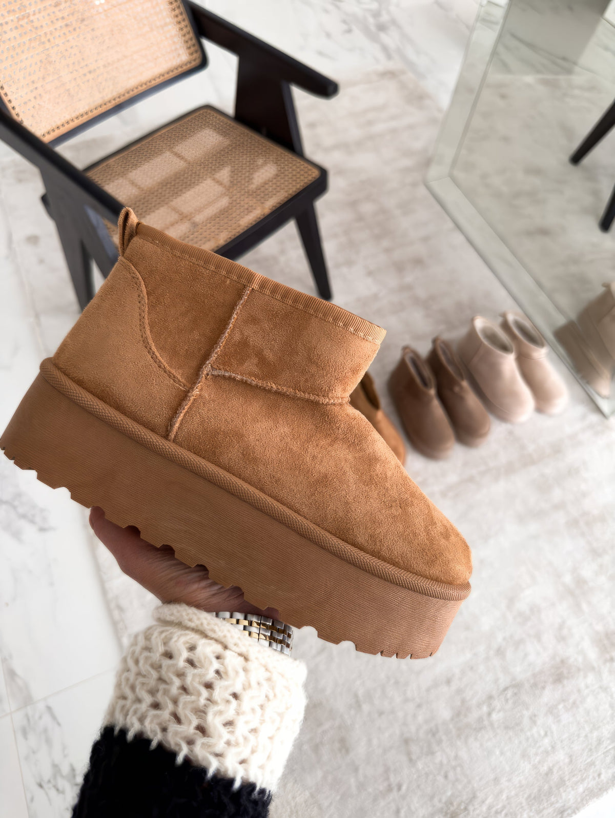 Adelaide | Pull-On Platform Ankle Boots