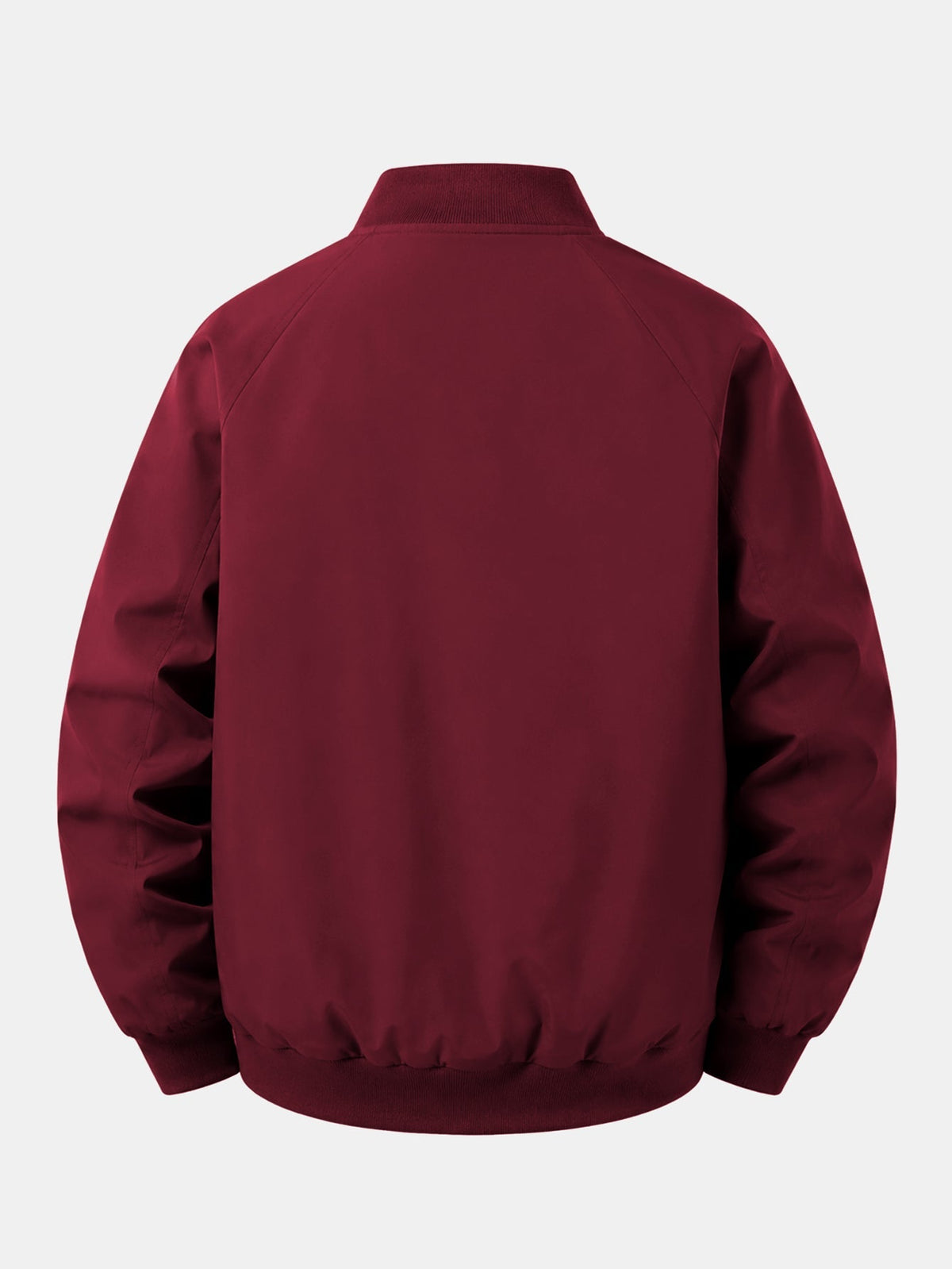 Men's Relaxed Fit Bomber Jacket – Printed Zip-Up Lightweight Casual Outerwear for Autumn and Everyday Streetwear