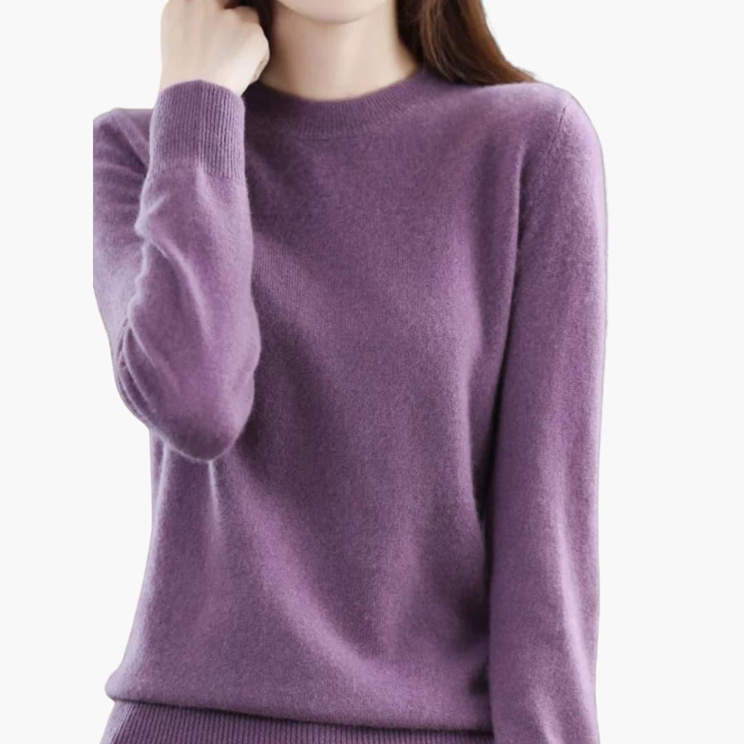 Persephone | Chunky Knit Round Neckline Sweater