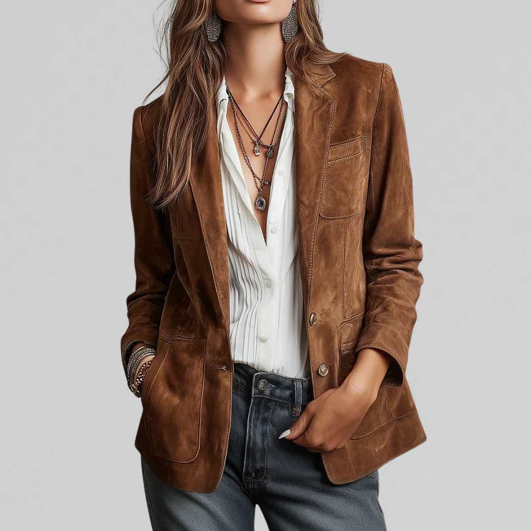 Fern | Soft Suede-Touch Blazer