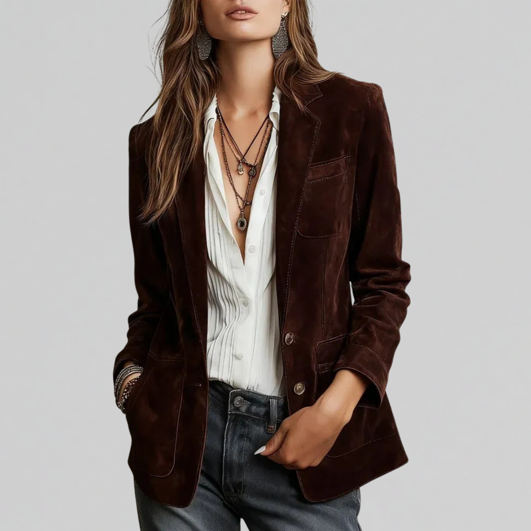 Valen | Soft Suede-Touch Blazer