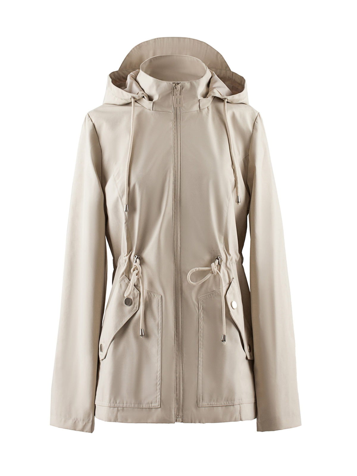 Clara | Hooded Drawstring Jacket