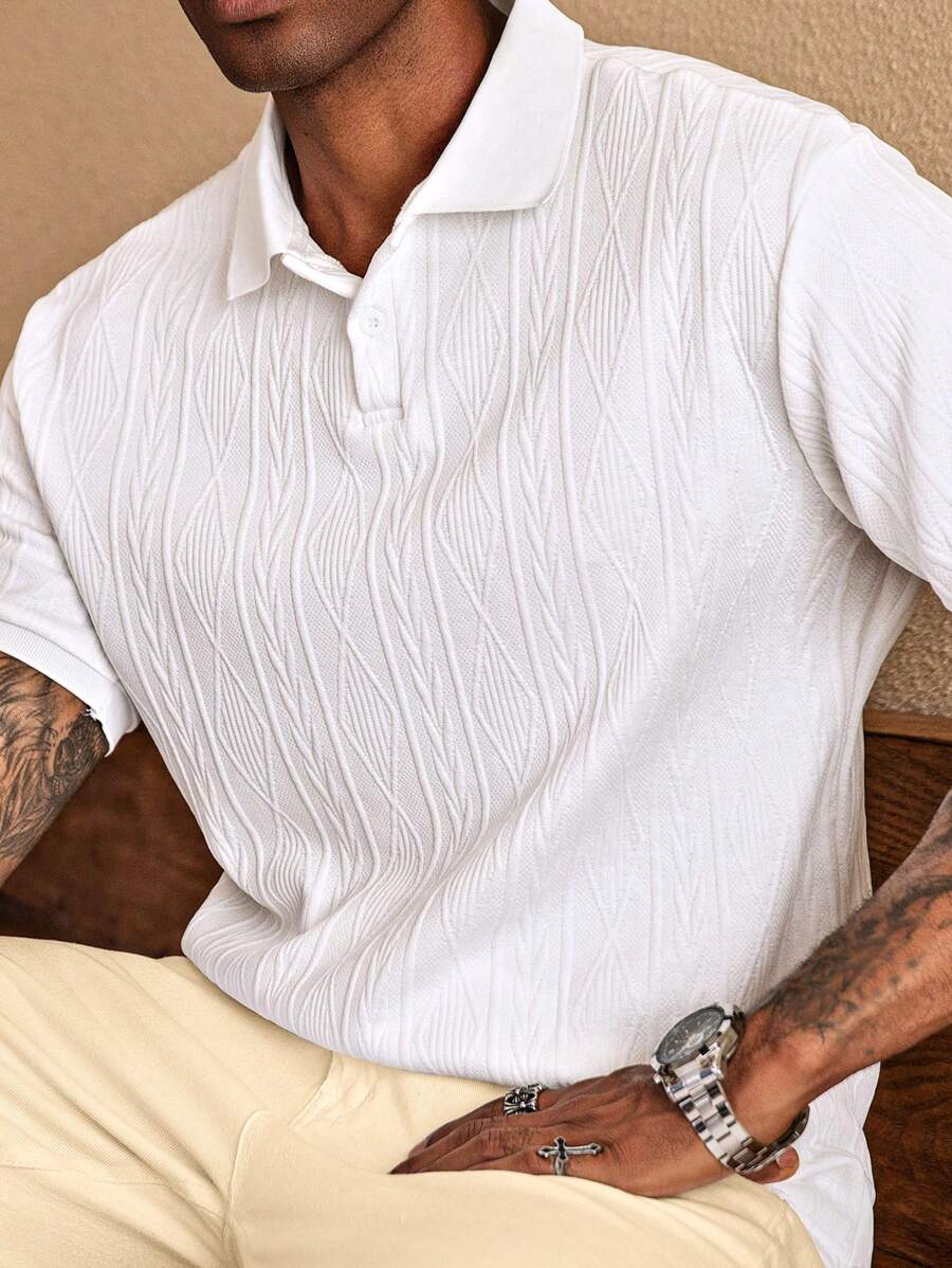 CASUAL SUMMER POLO WITH BUTTONS