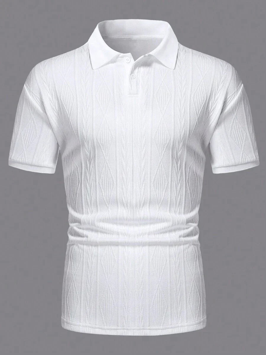 CASUAL SUMMER POLO WITH BUTTONS