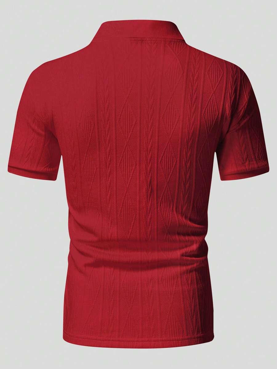 CASUAL SUMMER POLO WITH BUTTONS