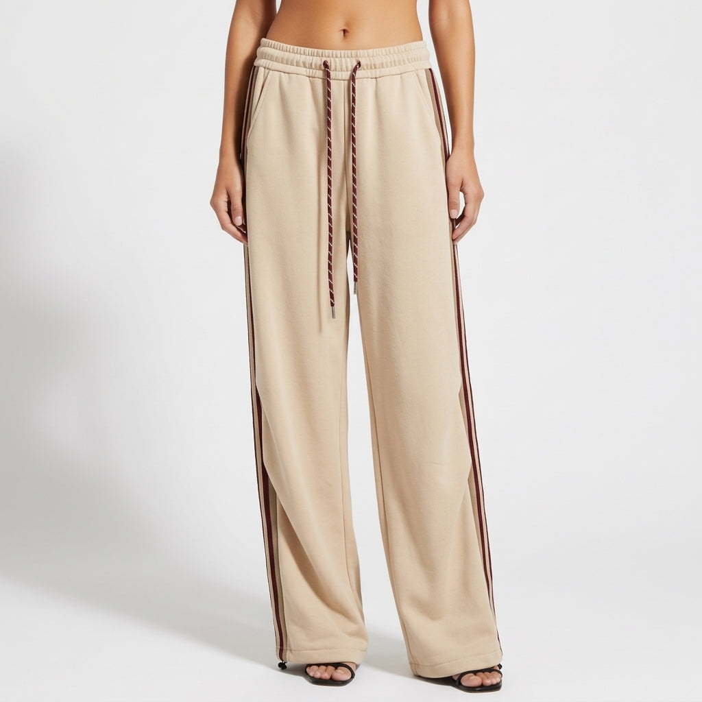 Firenze Stripe Wide- Leg Lounge Pants
