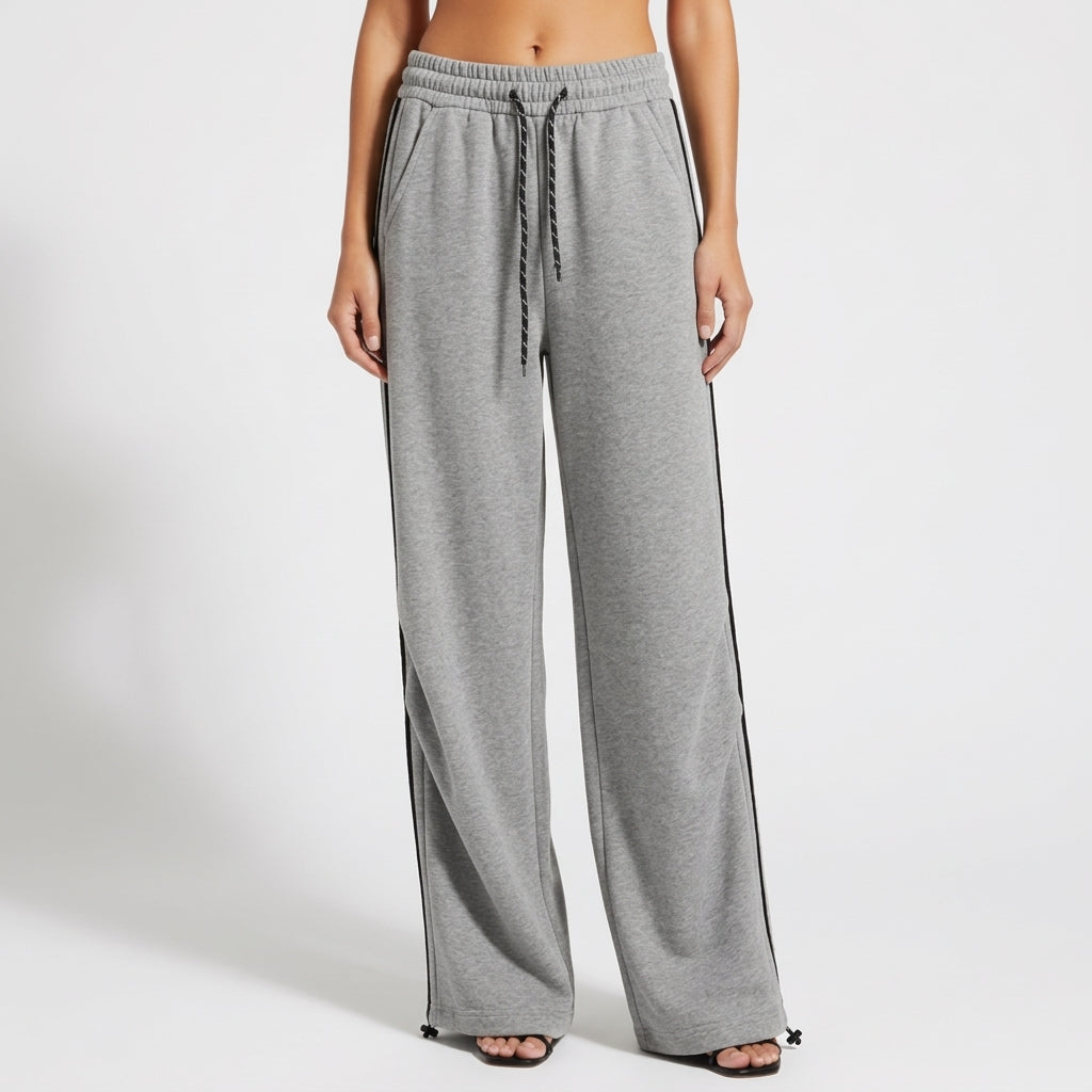Firenze Stripe Wide- Leg Lounge Pants