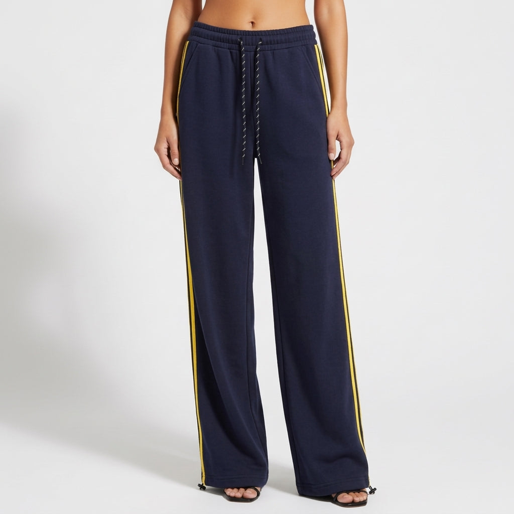 Firenze Stripe Wide- Leg Lounge Pants