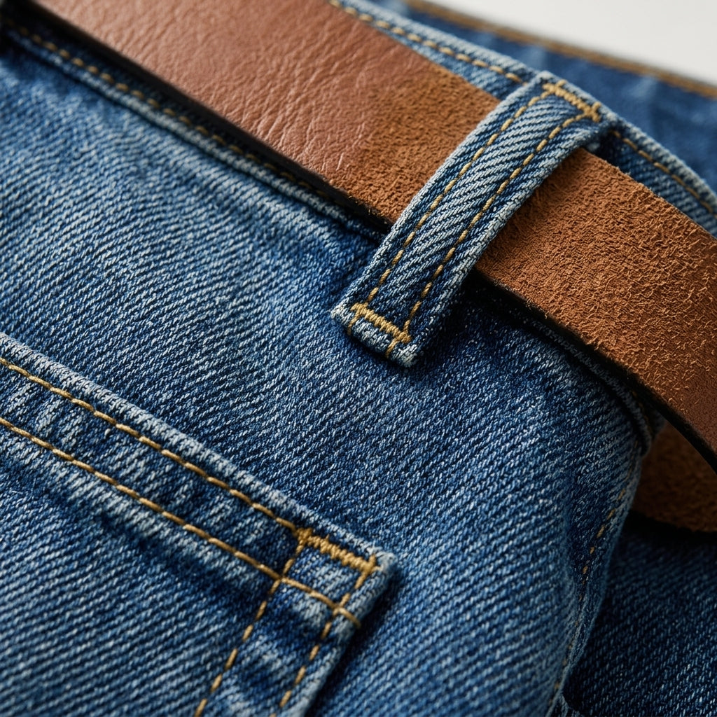 Malta Wide Fit Denim Trousers
