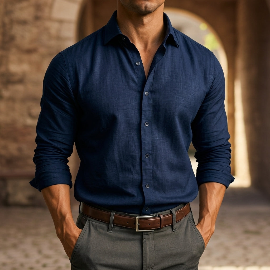 Montaire Long Sleeve Linen Shirt