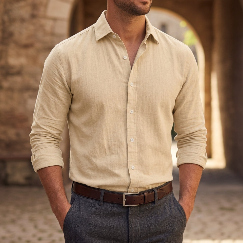 Montaire Long Sleeve Linen Shirt