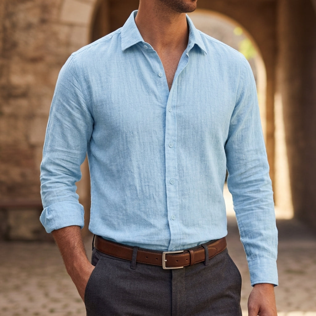 Montaire Long Sleeve Linen Shirt