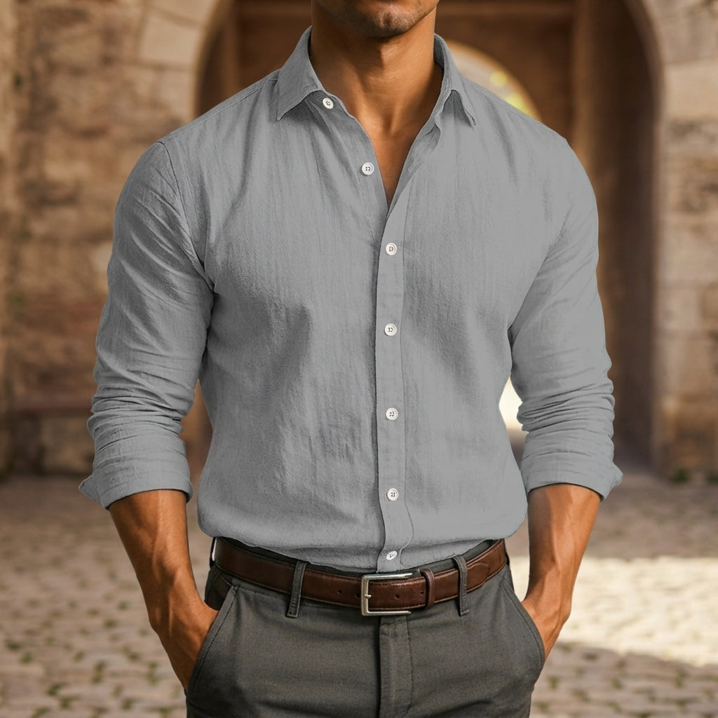 Montaire Long Sleeve Linen Shirt