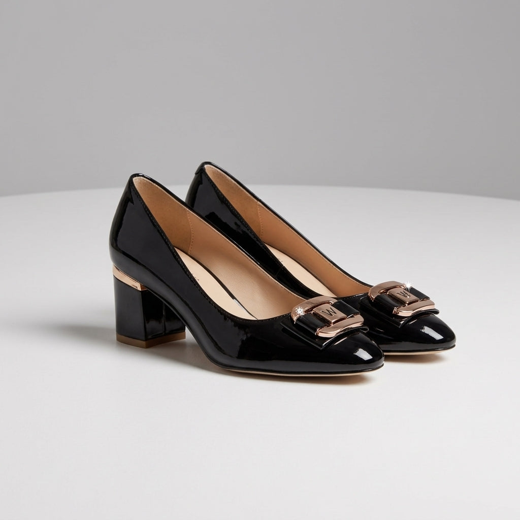 Aurevyn Square Heel Shoes