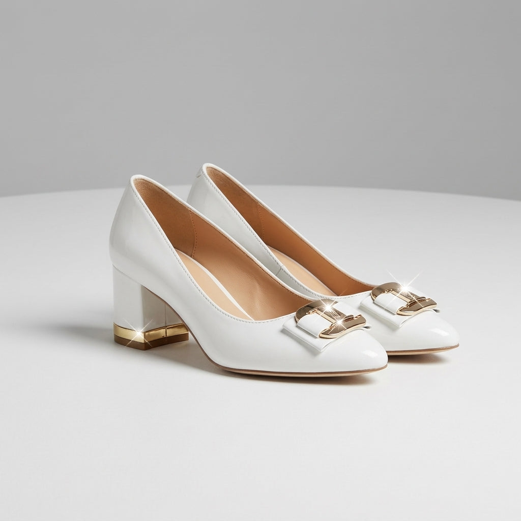 Aurevyn Square Heel Shoes