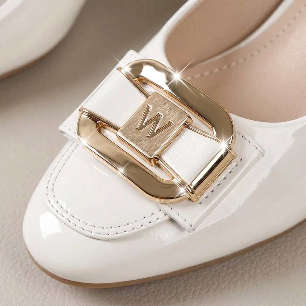Aurevyn Square Heel Shoes