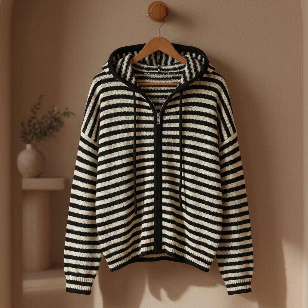 Seville Contrast Stripe Cardigan