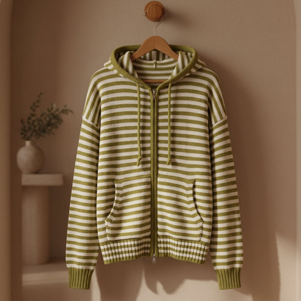 Seville Contrast Stripe Cardigan