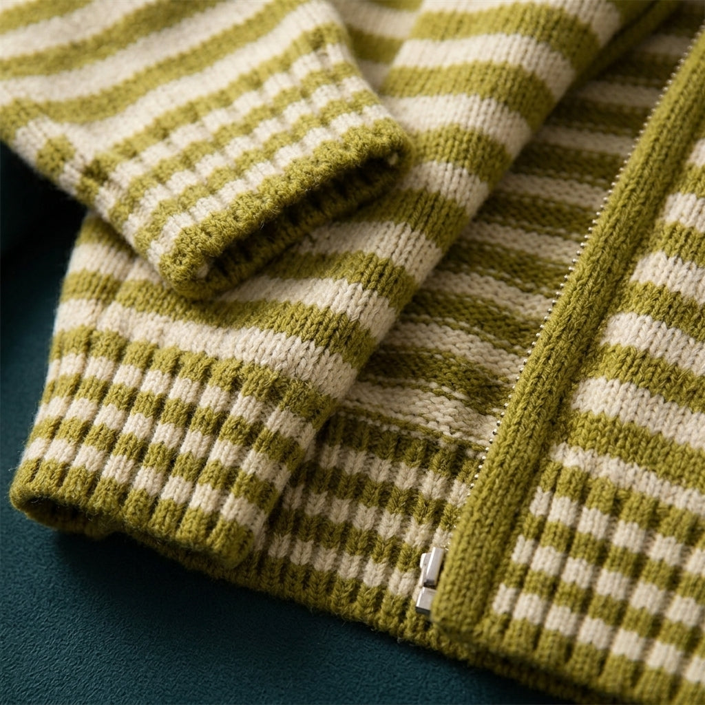 Seville Contrast Stripe Cardigan