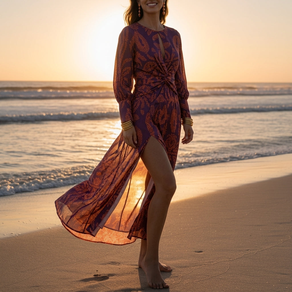 Velouréa Women’s A-Line Maxi Dress