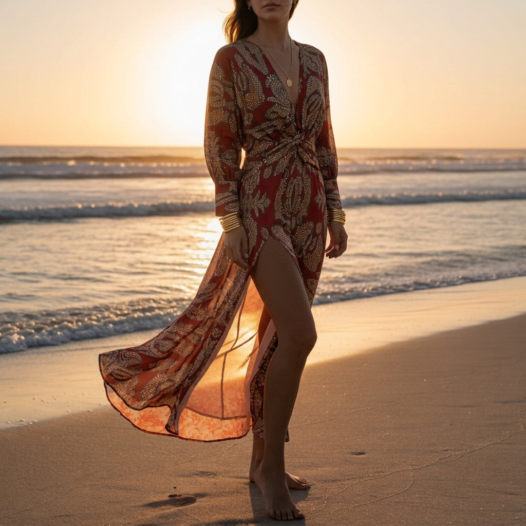 Velouréa Women’s A-Line Maxi Dress