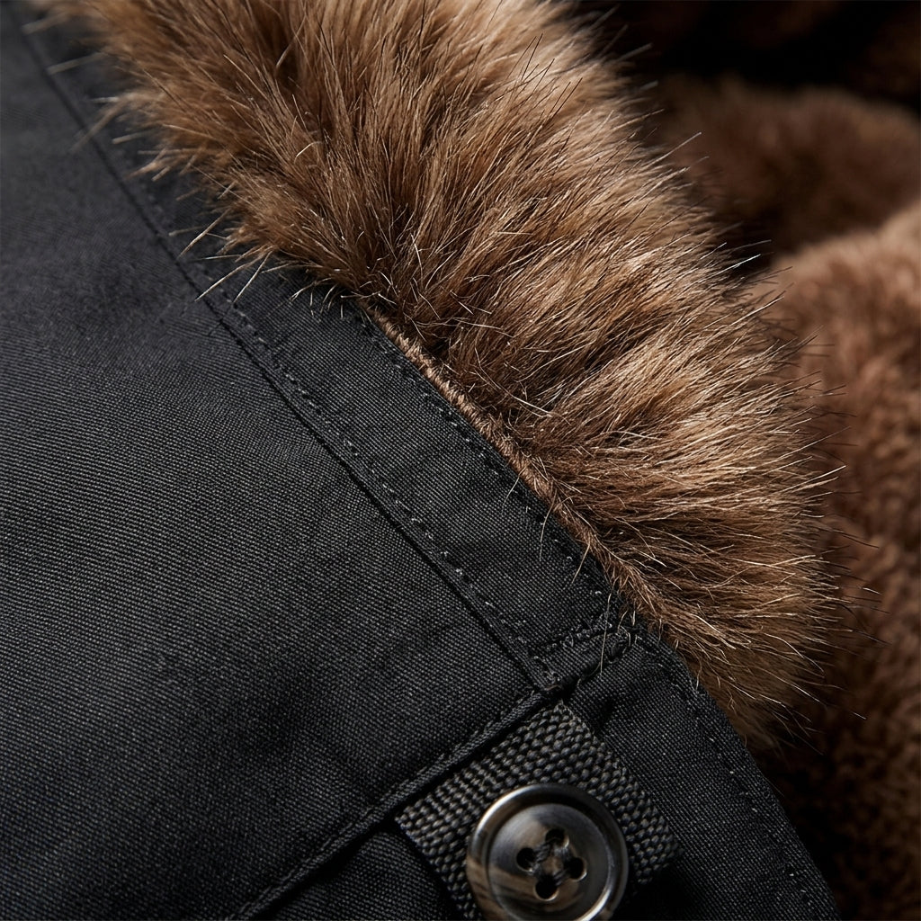 Evantrelle Winter Parka with Fur Collar