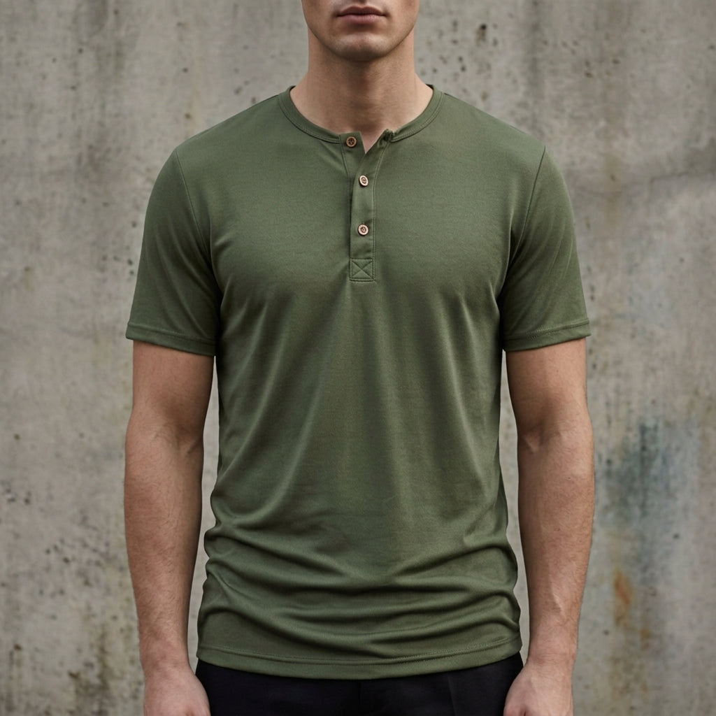 Lucentis Slim Fit Henley T-Shirt