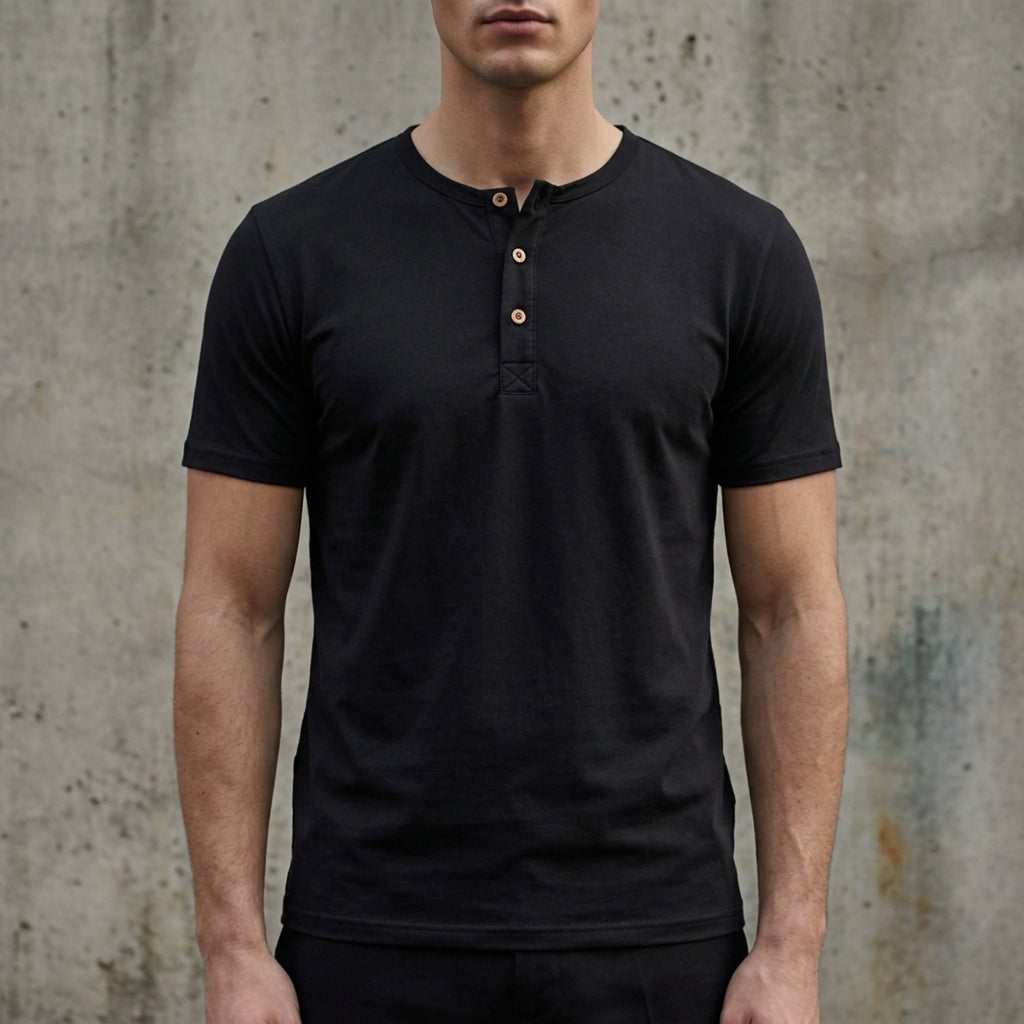 Lucentis Slim Fit Henley T-Shirt