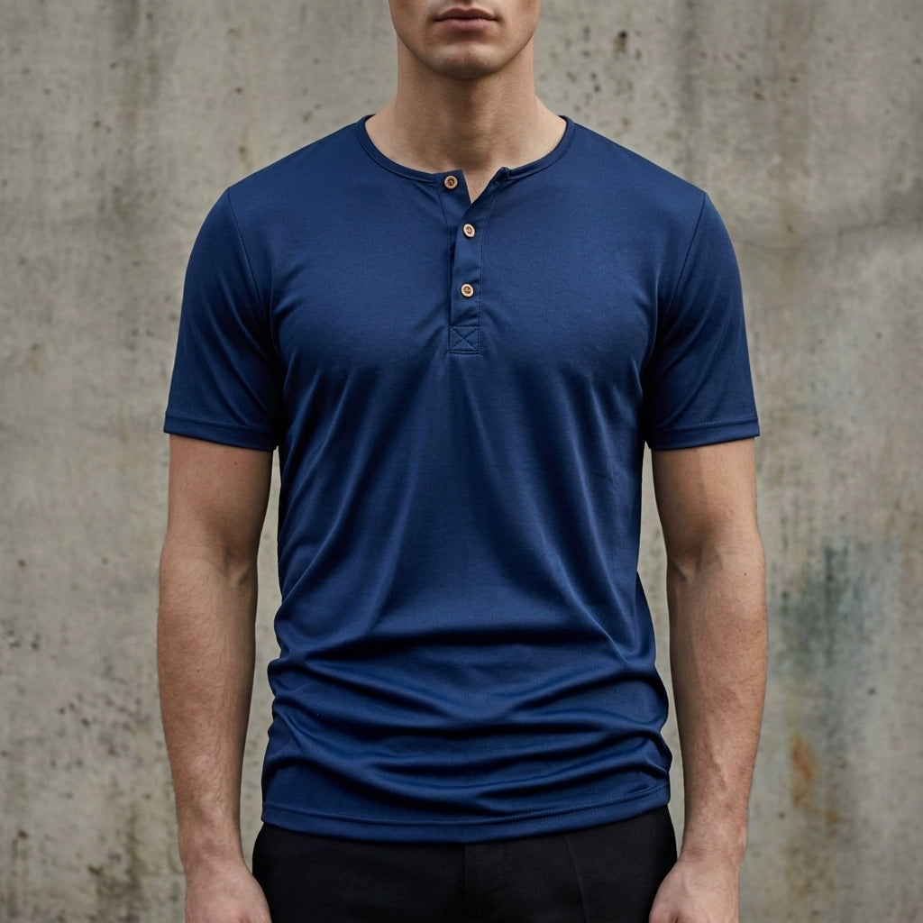Lucentis Slim Fit Henley T-Shirt