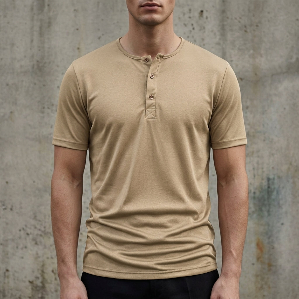 Lucentis Slim Fit Henley T-Shirt