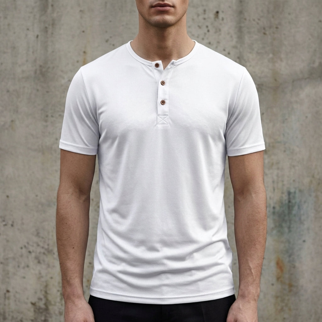Lucentis Slim Fit Henley T-Shirt