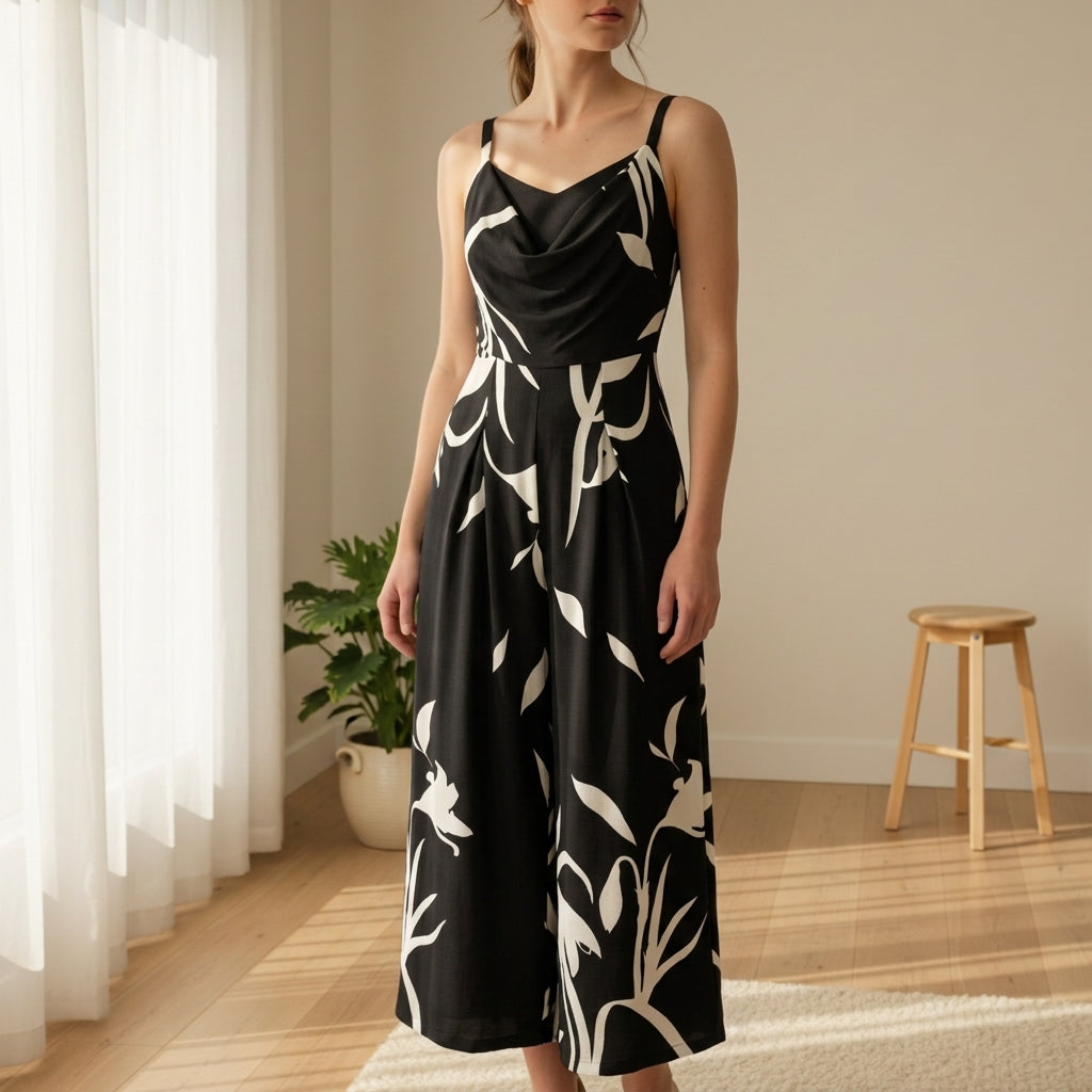 Hana Wide-Leg Jumpsuit
