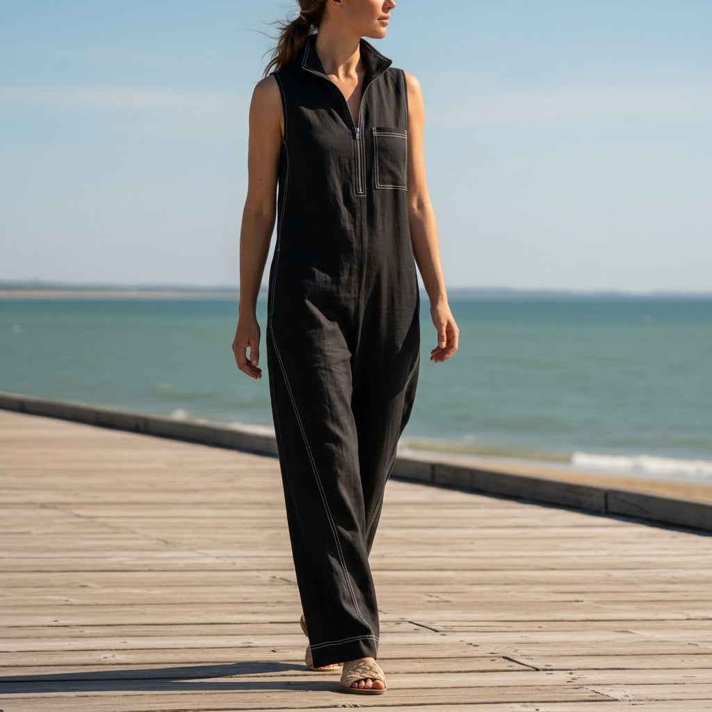 Meera fabric blend Jumpsuit