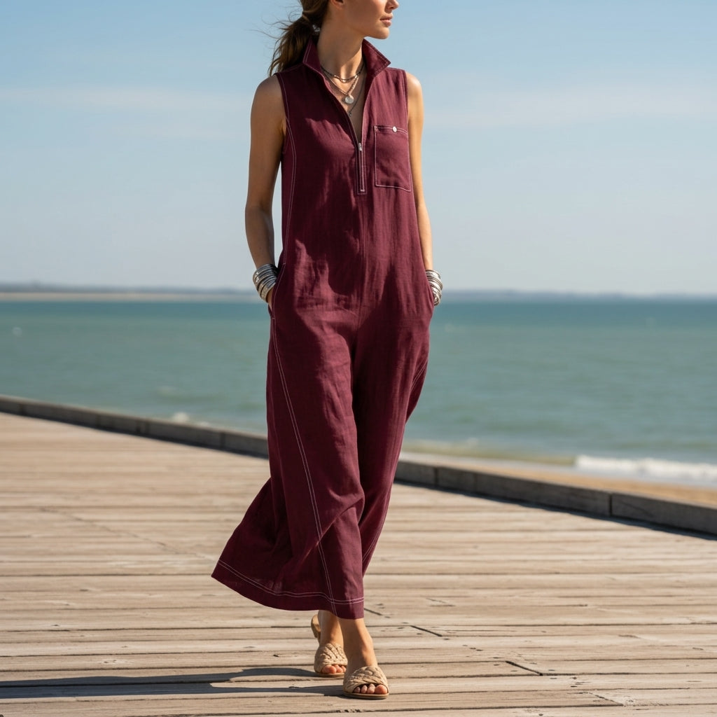 Meera fabric blend Jumpsuit