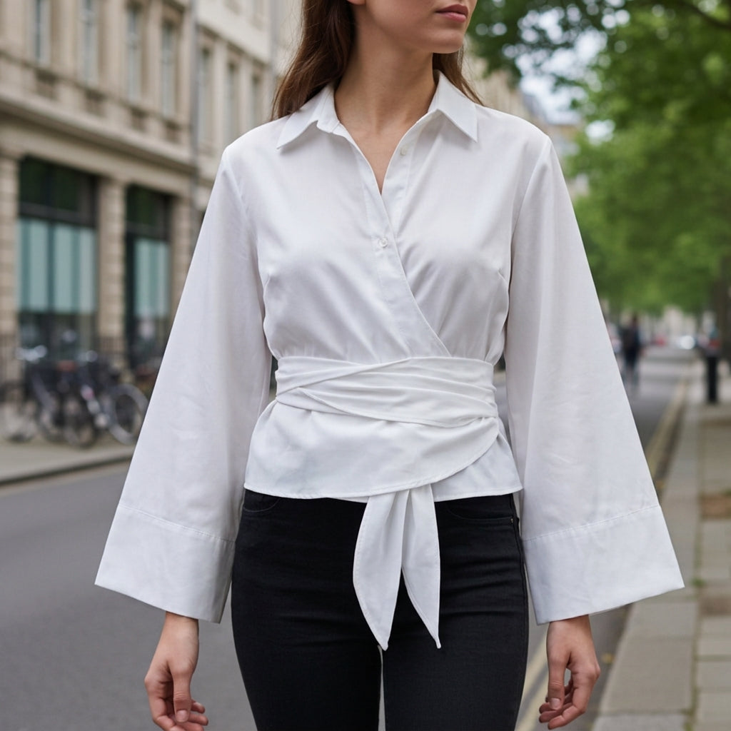 Liyana Casual Polo Neck Shirt