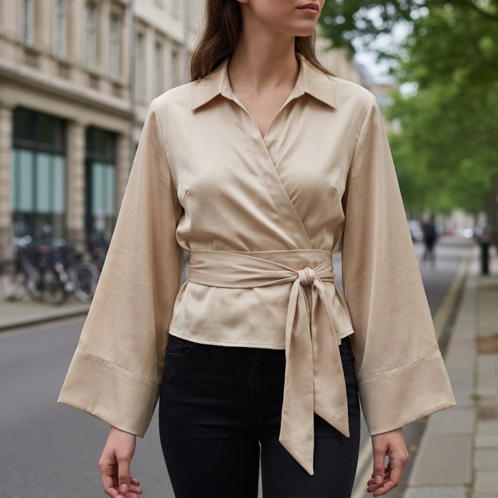 Liyana Casual Polo Neck Shirt